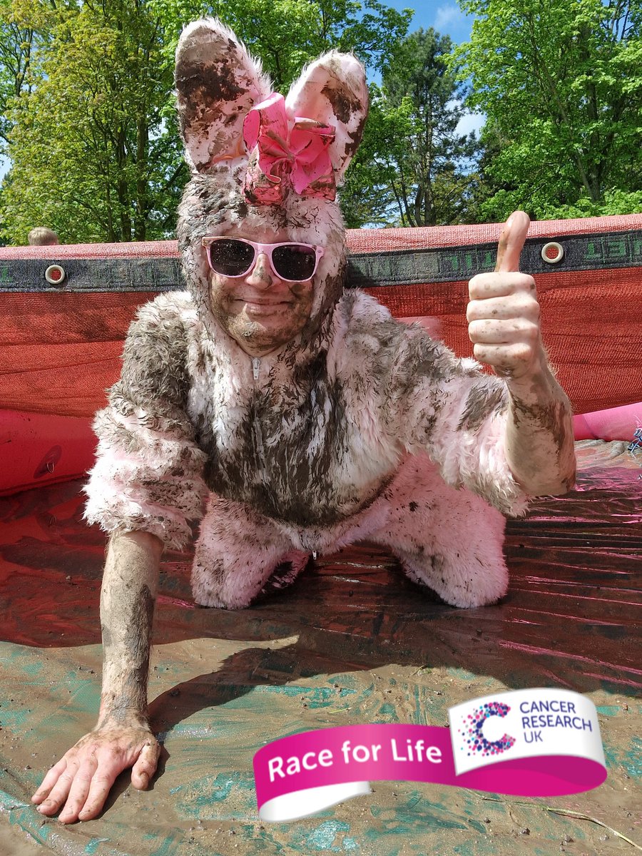 thatguyinatutu's tweet photo. @raceforlife @CR_UK #swindon you were magnificent yesterday! Well done to everybody who took on the "Rabbit Run" at #prettymuddy It was great fun marshalling πβ€οΈ #raceforlife #thisisbeatingcancer https://t.co/kIz2PKwWPq