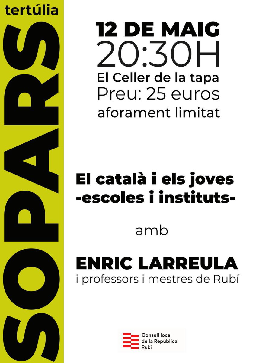 Consell Local de la República de Rubí tweet media