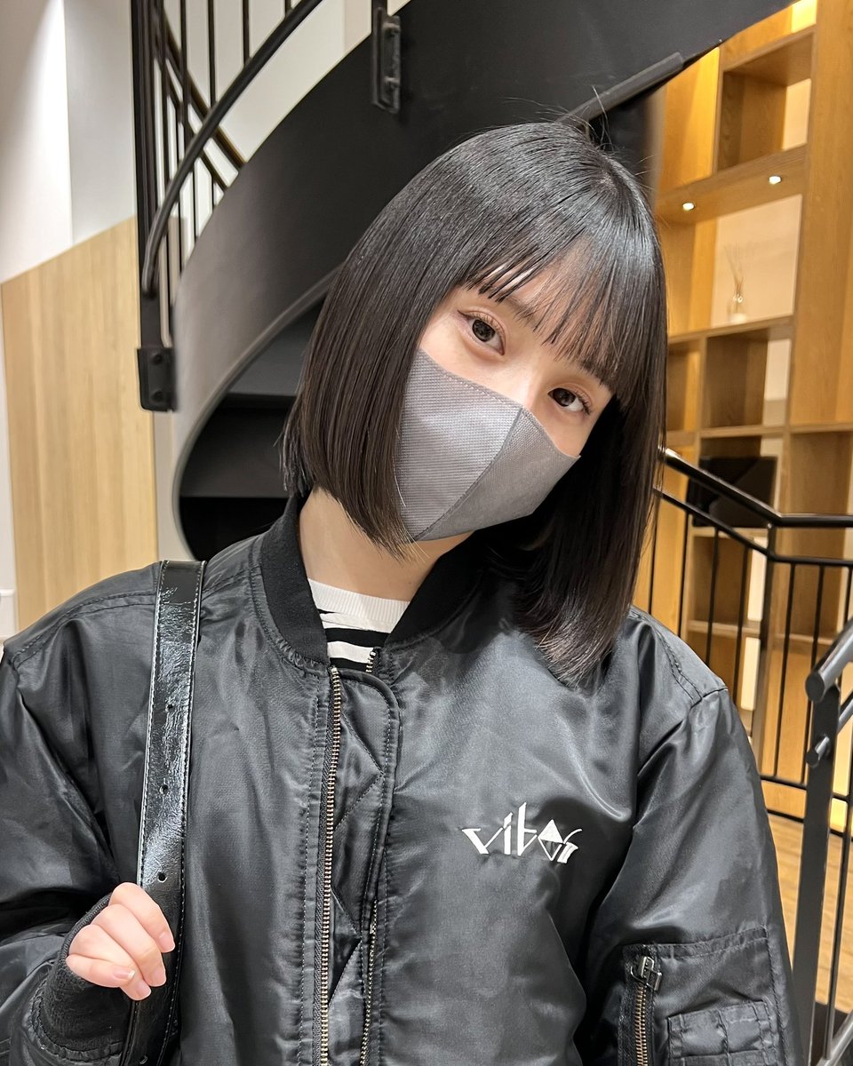 こちらも前回載せていなかったデータです！

まなこ <a href="/xxxskri/">まなこ🌼</a>  担当させていただきました✌️
地毛風ストレート ×切りっぱなしボブ

ぜひ動画はInstagramからご覧ください📸
instagram.com/p/Cr-poJSPilO/…

#まなこ #踊ってみた
