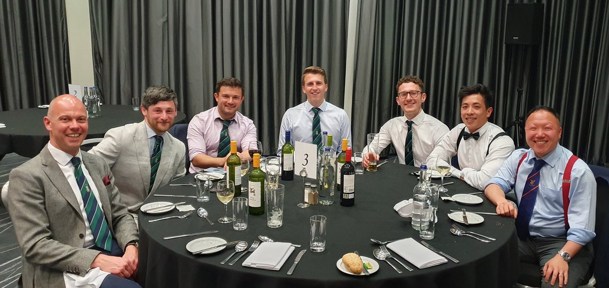 The Old Boys table looking dapper at the Manchester Medics Football Club Dinner and Awards Ceremony last night 😊

📸 Left - Right: T. Holland, <a href="/AlmondKieran/">Kieran almond</a>, <a href="/DLToma/">Tom Boulter</a>, <a href="/DrChrisWarner/">Chris Warner</a>, <a href="/BenAnstey95/">Ben Anstey</a>, <a href="/ChiHoi_Lee/">Chi</a> &amp; <a href="/DrAlbertPoon/">Dr Albert Poon 💙</a>