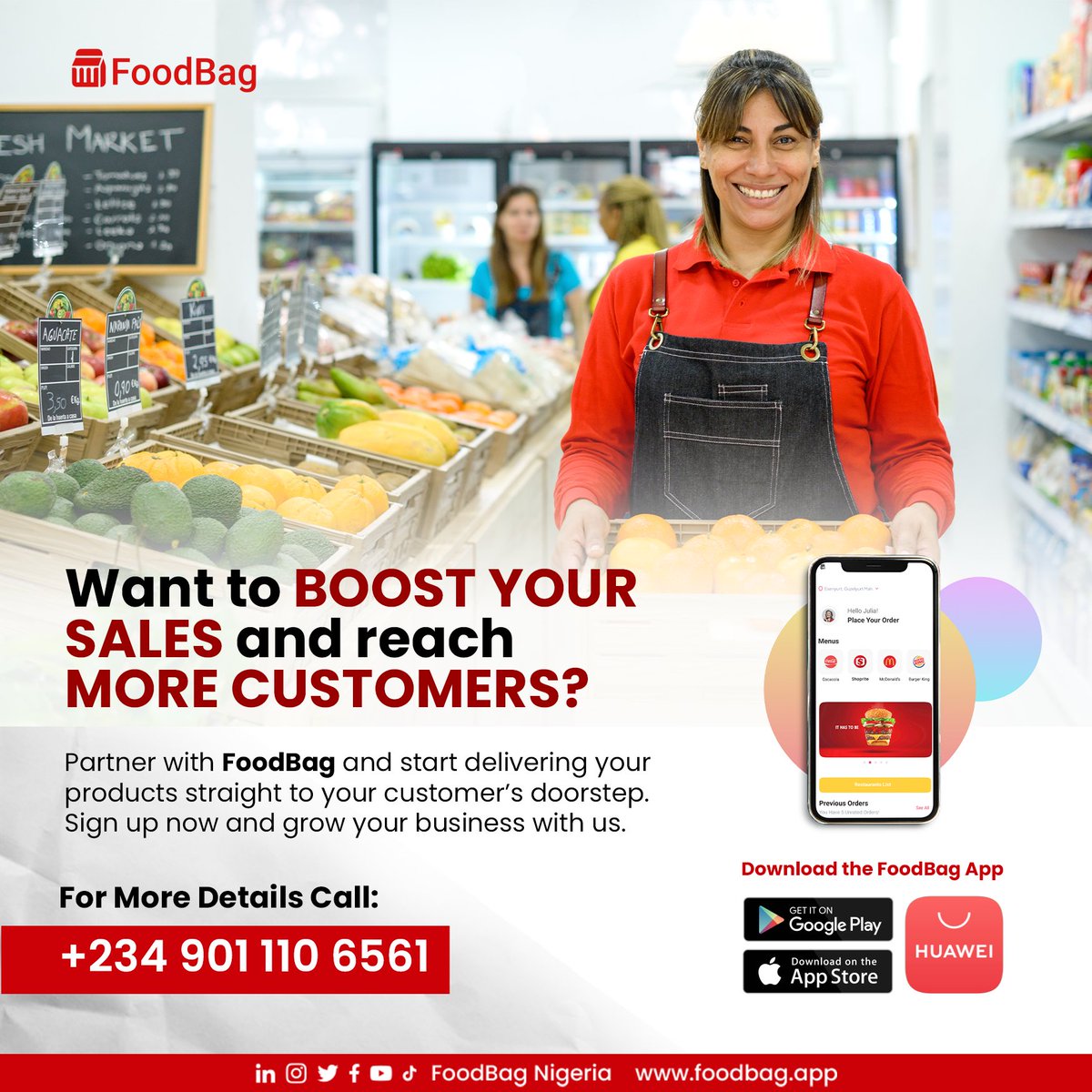 FoodBag_ng's tweet photo. Get more sales with #foodbag_ng! Register your restaurant on FoodBag & increase your sales by 50%, Let's get started ⚡⚡💥
#foodblog9ja #lagosfoodvendor #fooddeliveryapp #fooddeliveryplatform #foodie #lagos #lagosbusiness https://t.co/LqTzrsNBTG