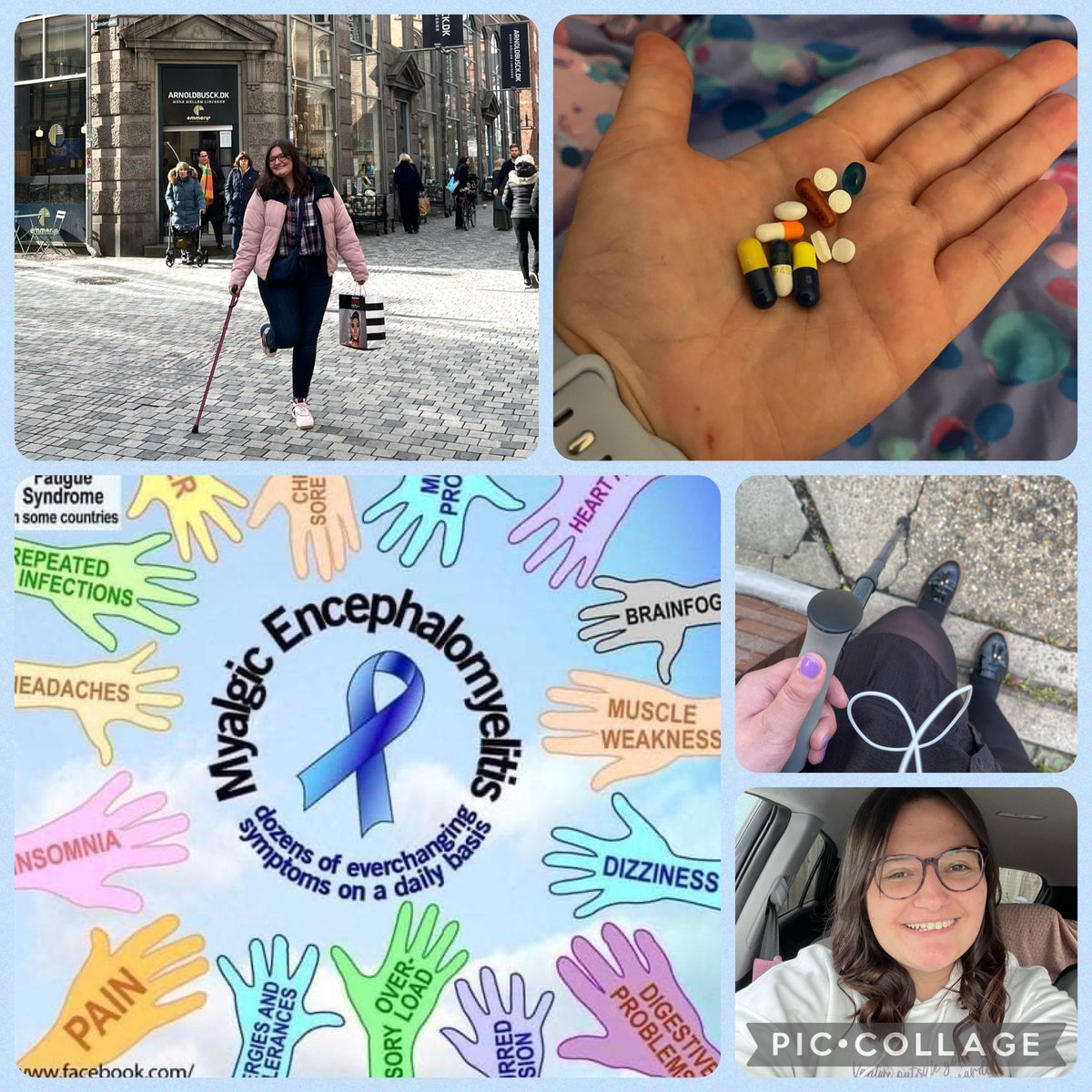ME/CFS awareness week is this week💙 I’ve been diagnosed with myalgic encephalomyelitis/chronic fatigue syndrome since 2014. It’s a chronic illness that comes with a multiplicity of symptoms shown below. It’s a tough illness but it’s made me a fighter- here’s to more awareness✨