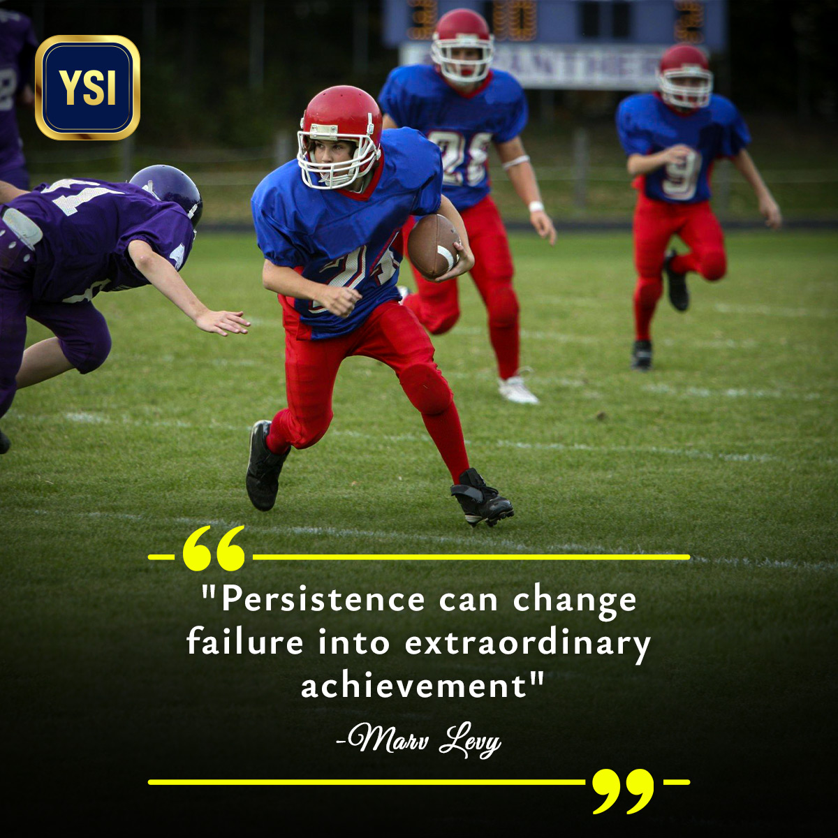 YouthSportIndex's tweet image. "Persistent effort can turn failure into extraordinary achievement."

💪 #nevergiveup #persistenceiskey #achievegreatness #mondaymotivation #youthsports #youthmotivation #sportsmotivation