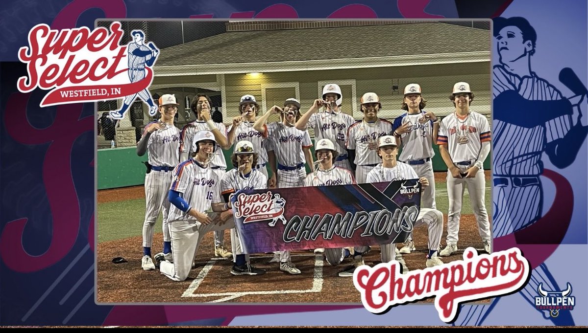 official_hitdog's tweet photo. Congratulations 14u Hit Dogs National Team on winning the Super Select Invite! 4 games on Sunday, down 2 big arms, boys handled their business! Bats were on 🔥 Love this team. They play 4 eachother! @baseballcrazy00 #FAMILY #NoGive #DogsOnTop #Dudes https://t.co/VMDJPzdNeo