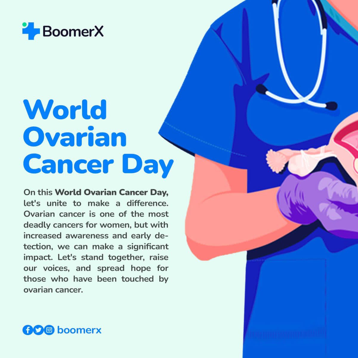 #worldovariancancerday #preventivehealth #ruralinsurance #boomerx @boomerxhq