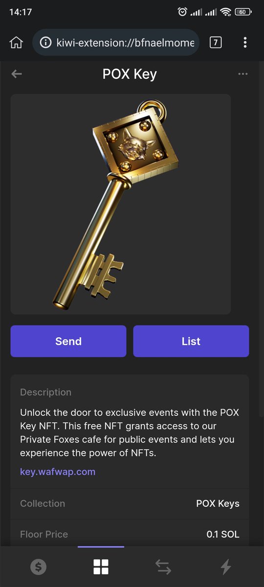 Mr_Moud1's tweet photo. Just minted my free POX Key NFT. The key to the bridge between web3 and real life π¦π₯π
@PrivateFoxes #PrivateFoxes $POX #POX #NFTCafe #POXkeyNFT #RealLifeUtility https://t.co/GJYQvDfYK8
