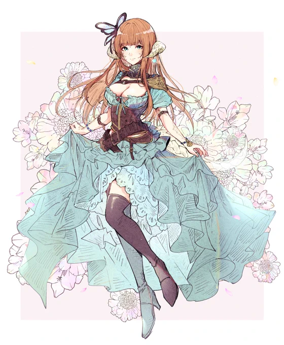ネオイシュアウラちゃん全身ver  #アウラ #FF14 #FF14イラスト