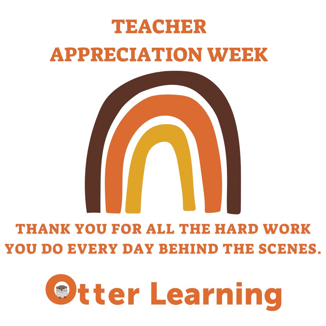 Otter_Learning's tweet photo. As Teacher Appreciation Week is upon us, join us in recognizing amazing teachers across the industry. This week we celebrate their unwavering dedication and exceptional contributions! #TeacherAppreciationWeek #OtterLearning #InspiringEducators #TeacherHeroes #SupportTeachers https://t.co/BxgCl4krIJ