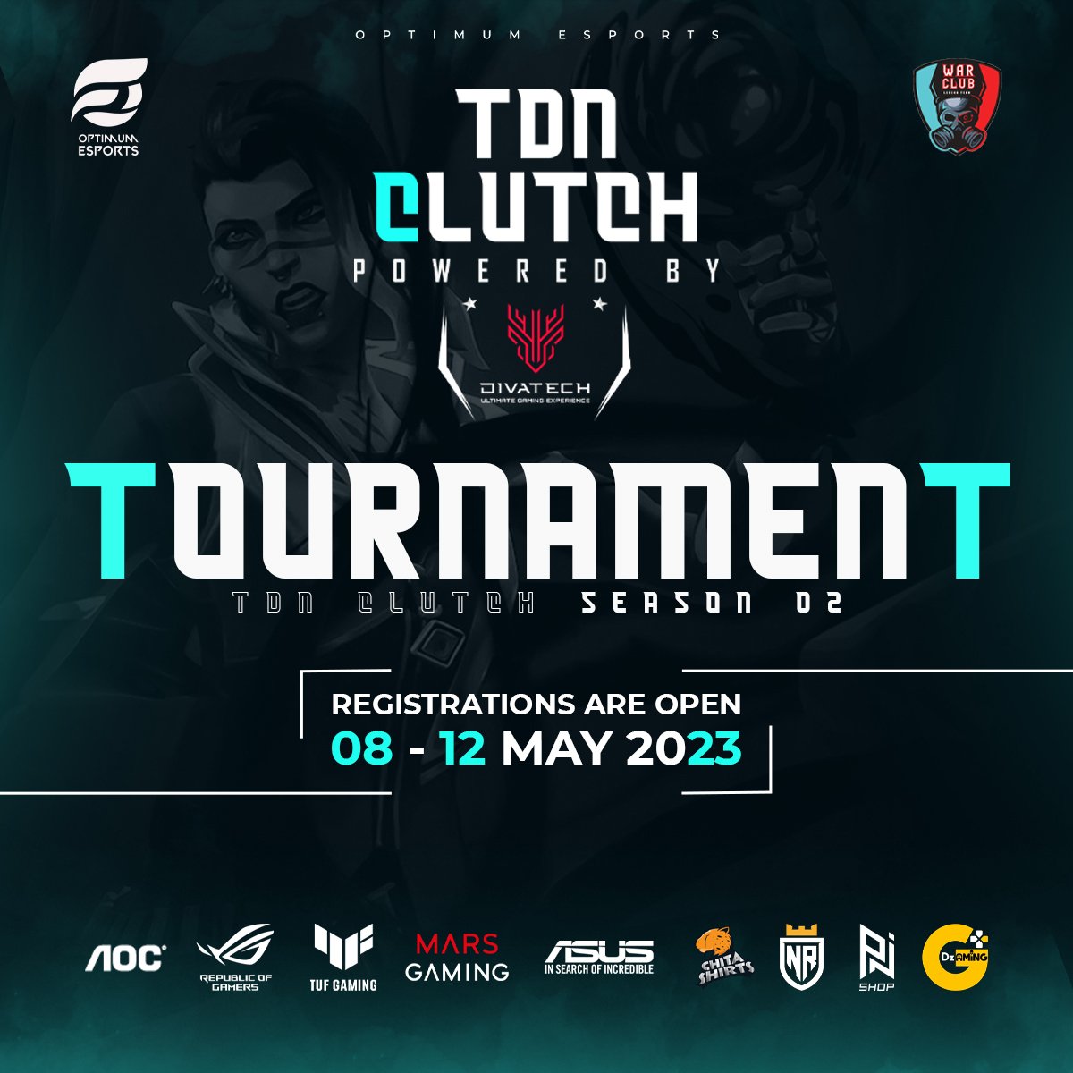 optesportsalg's tweet photo. TDN CLUTCH S02 IS HERE 🙌😃
Powered By #divatech
Registration link : https://t.co/gGdKQKoKGa https://t.co/Ja8p0m4cz1