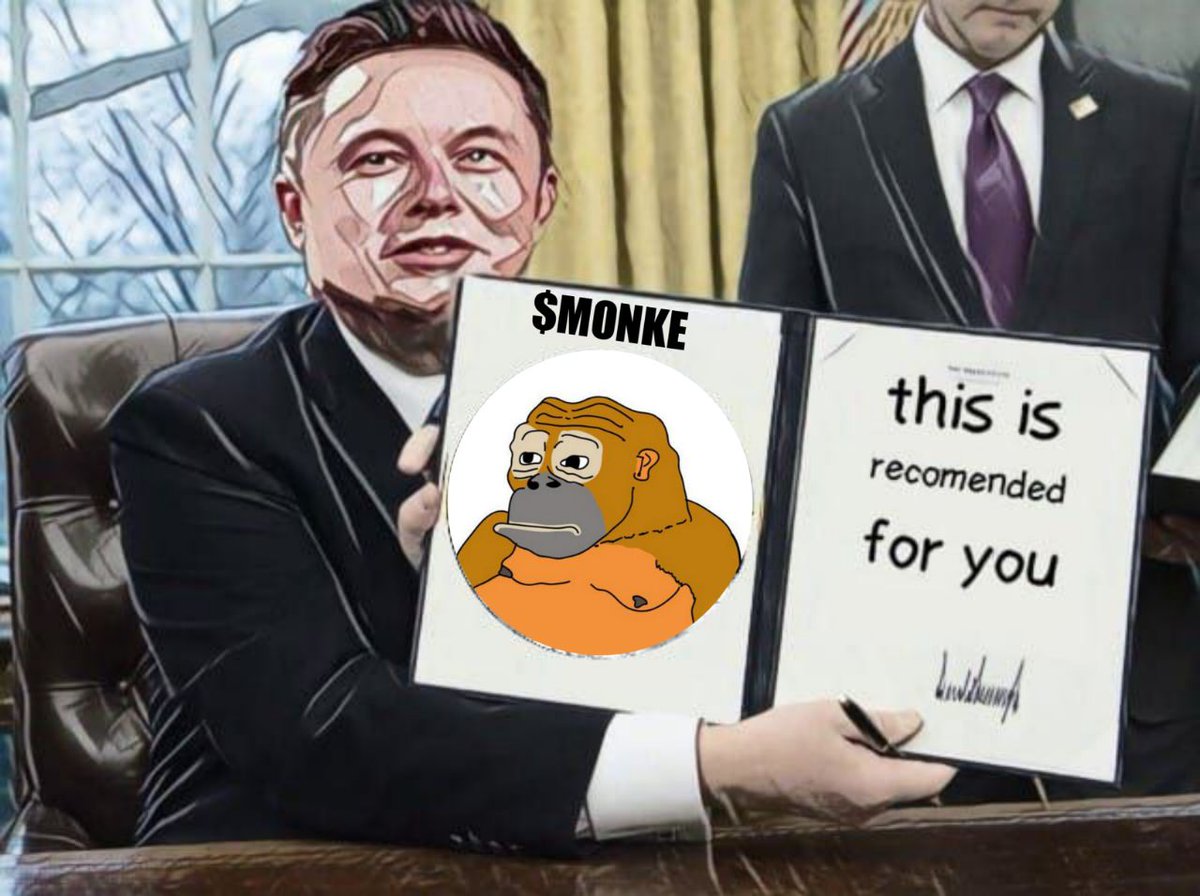 honeycallss's tweet photo. @elonmusk @SMTuffy IT'S TIME ELON! #MONKE @MONKE_BEP20 to the moon! https://t.co/KVsNC5z4M5