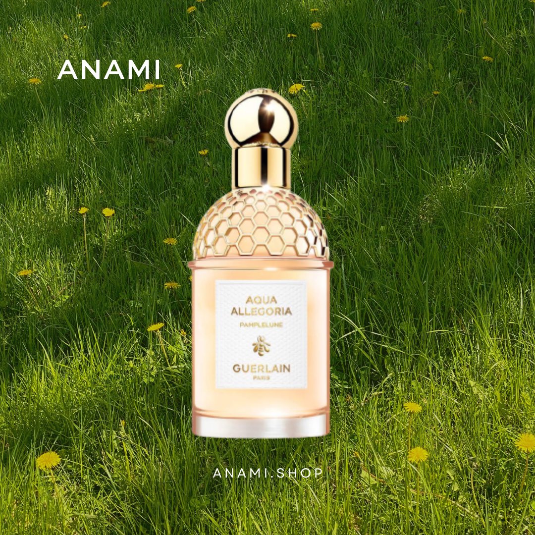 Transport yourself to a citrus paradise with Aqua Allegoria Pamplelune 🍊💛 #GuerlainPerfume #CitrusScent #SpringFragrance #ScentedEscape #anami