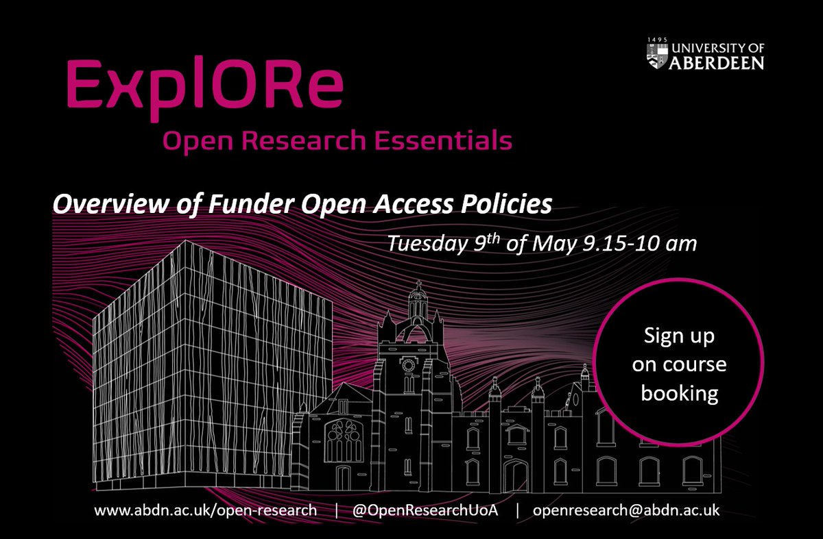 Open Research, University of Aberdeen tweet media