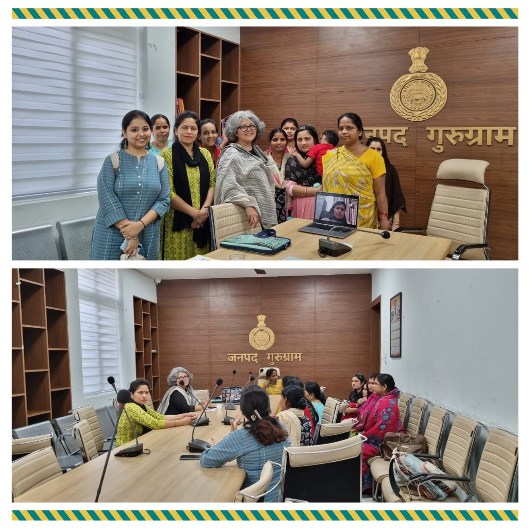 FoundationMf's tweet photo. Last week, a meeting was facilitated between #LocalCommittee members in Gurgaon and women #domesticworkers from the district.
An insightful discussion was held bw both groups to understand the support that the LC can provide in the prevention & redressal of #SexualHarassment. https://t.co/eScSHSMXoC