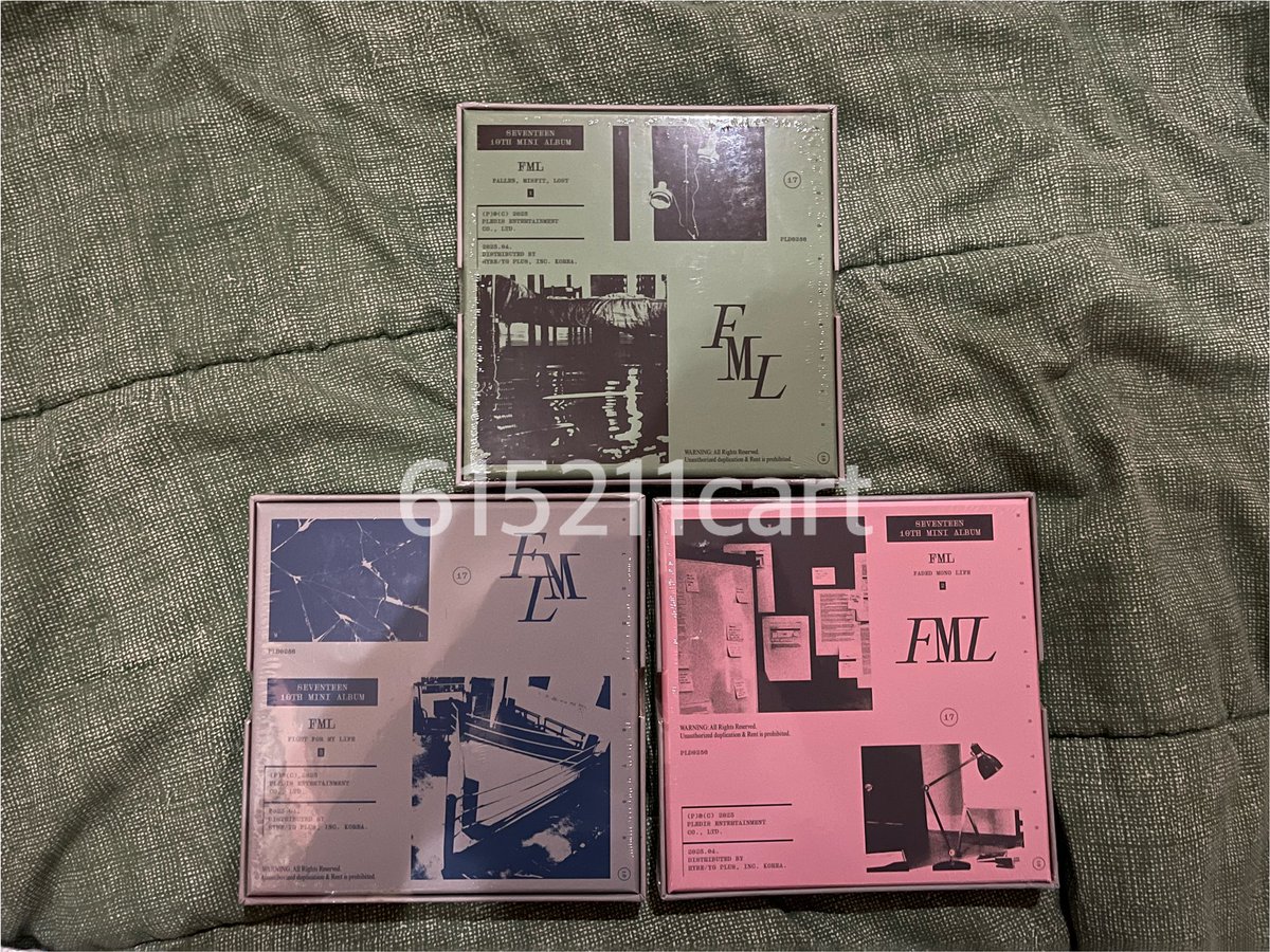 615211cart's tweet photo. wts lfb seventeen fml album set sealed

2700php
onhand

mod : jnt
mop : gcash / bdo
loc : bulacan
prio is payo but can do 2 days reservation

dm to claim https://t.co/Jz453QIKQJ
