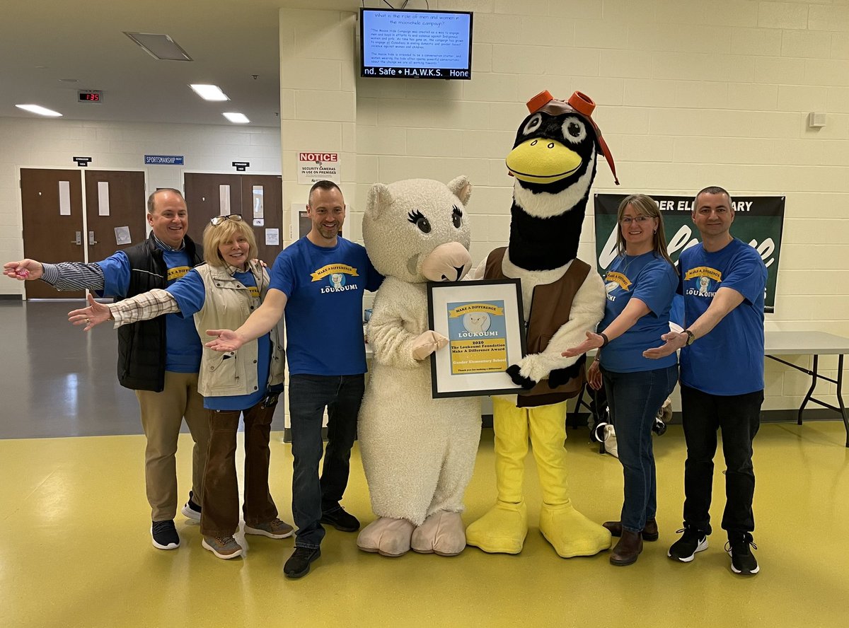 The Loukoumi Foundation Gander Elementary Good Deed Celebration in Newfoundland Canada. Great day as students showcased their good deed projects for causes they love!