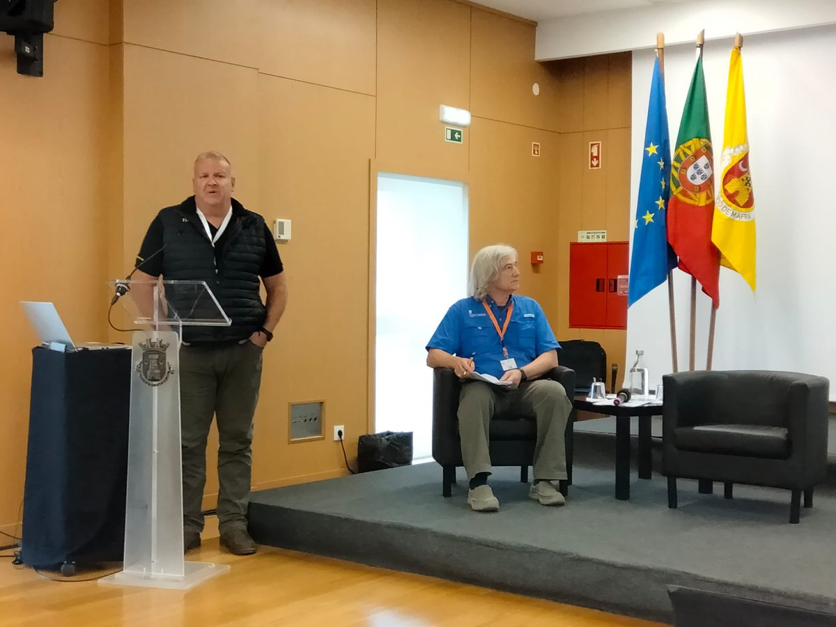 NCCWildfires's tweet photo. @NCCEnviron’s @DeanFerreira was privileged to present on his experiences of prescribe burning in the Western Cape at the #Flamework Seminar in Mafra, Portugal.

It was also a honour to share the stage with Alan Sinclair  from SDF&amp;F.

#GoodFire versus #BadFire
#LandscapeManagement https://t.co/LIrxgVnToS