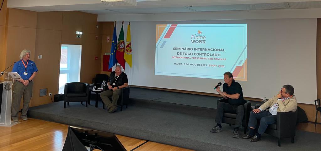 NCCWildfires's tweet photo. @NCCEnviron’s @DeanFerreira was privileged to present on his experiences of prescribe burning in the Western Cape at the #Flamework Seminar in Mafra, Portugal.

It was also a honour to share the stage with Alan Sinclair  from SDF&amp;F.

#GoodFire versus #BadFire
#LandscapeManagement https://t.co/LIrxgVnToS