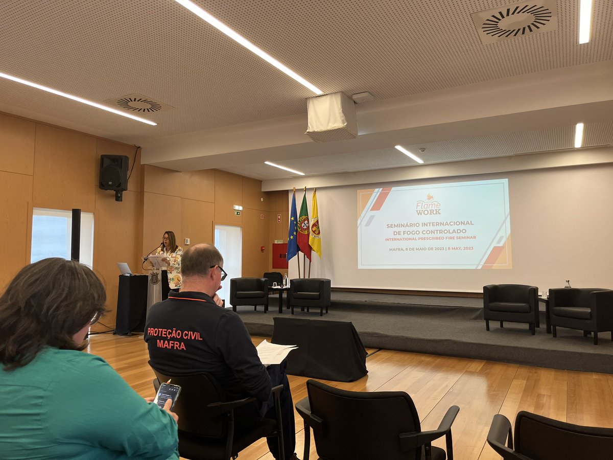 NCCWildfires's tweet photo. @NCCEnviron’s @DeanFerreira was privileged to present on his experiences of prescribe burning in the Western Cape at the #Flamework Seminar in Mafra, Portugal.

It was also a honour to share the stage with Alan Sinclair  from SDF&amp;F.

#GoodFire versus #BadFire
#LandscapeManagement https://t.co/LIrxgVnToS