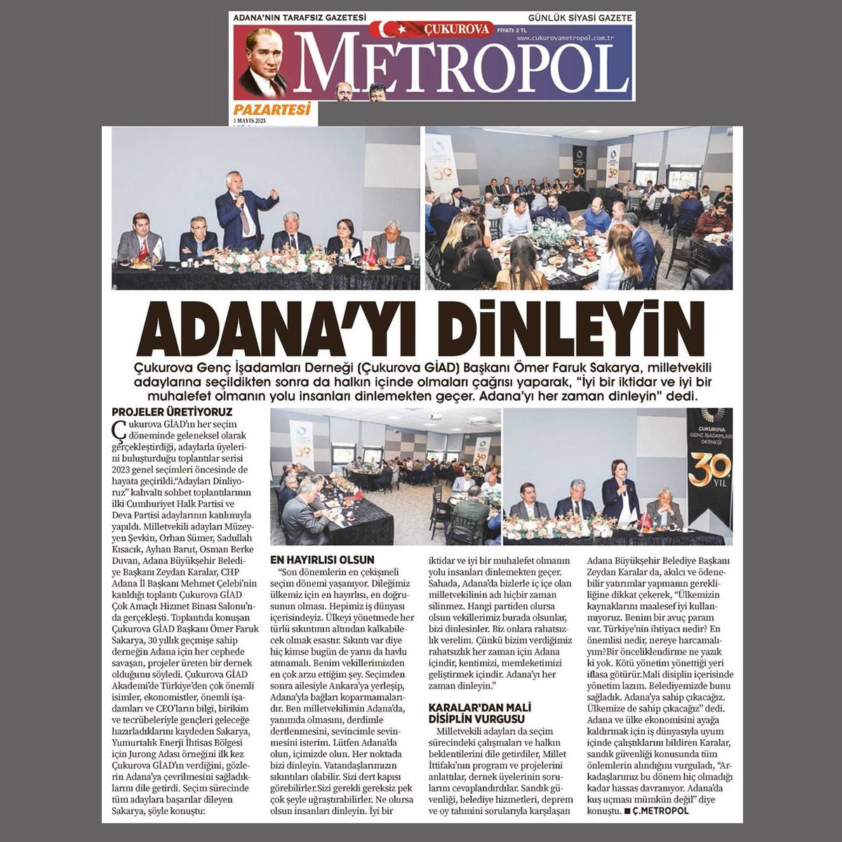 Cukurova GIAD tweet media