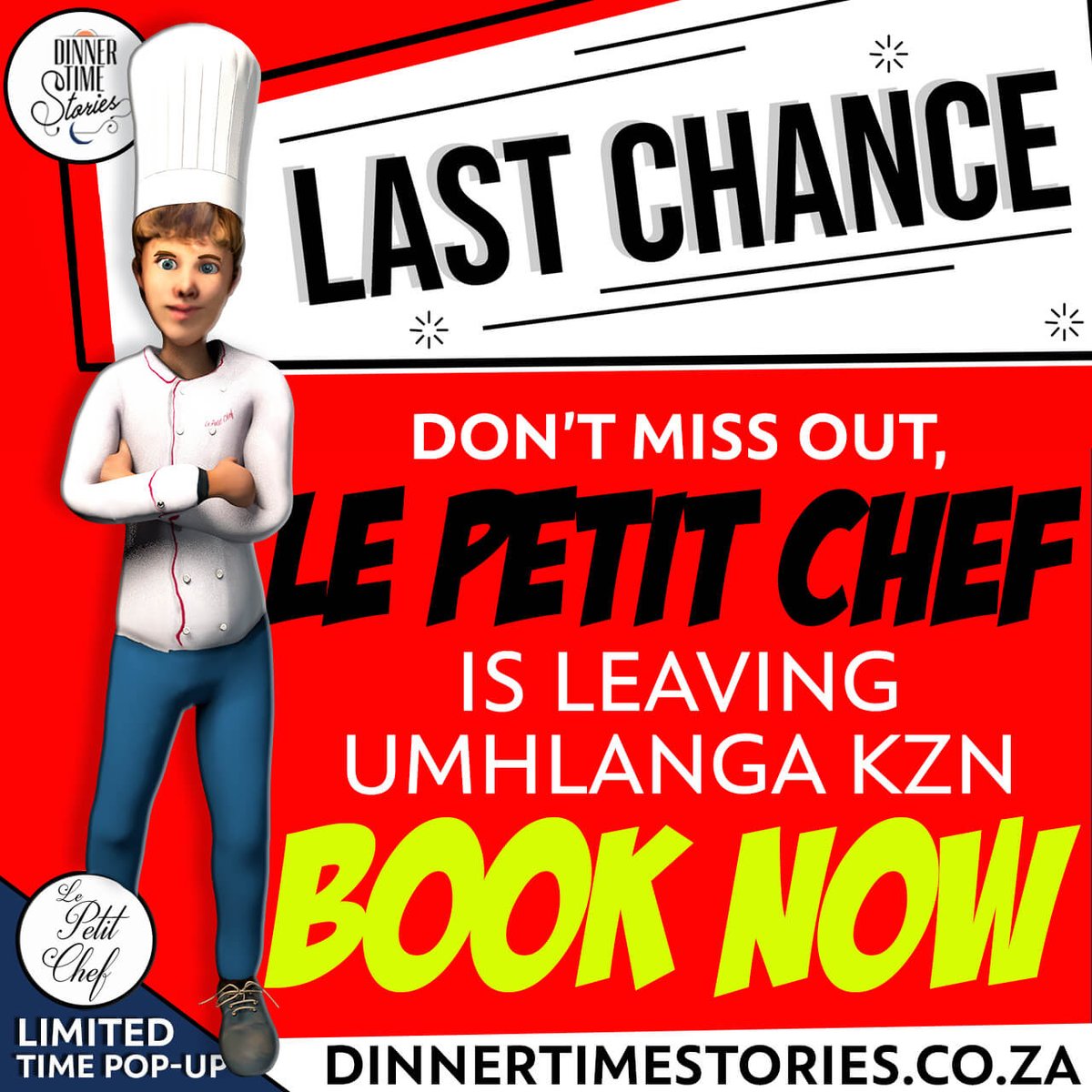 lepetitchefsa's tweet photo. It's time to go BIG because Le Petit Chef is leaving uMhlanga KZN soon - don't miss out mes amis https://t.co/wGtcpLCxSI
#LePetitChef #GoingHome #AuNaturel #CulinaryJourney #FarewellPerformance #LastChance #LimitedAvailability #ActFast #UnforgettableExperience https://t.co/PYesuKWwIA
