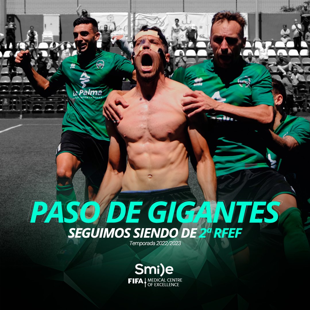 SmileCanarias's tweet photo. PASO DE GIGANTES ๐ค๐
Seguimos siendo equipo de 2ยช RFEF @AtleticoPaso @rfef
2023 โก๏ธ ๐๐ siempre con una ๐ฆ๐บ๐ถ)๐ฒ ๐ ๐โฝ
๐๐ข๐)๐ ๐พ๐ก๐ฬ๐ฃ๐๐๐ ๐๐๐ฃ๐ฉ๐๐ก ๐ค๐๐๐๐๐๐ก ๐๐๐๐ผ ๐๐๐๐๐๐๐ก ๐พ๐๐ฃ๐ฉ๐ง๐ ๐ค๐ ๐๐ญ๐๐๐ก๐ก๐๐ฃ๐๐ ๐๐ฆท
#2RFEF #ATPaso #Smile https://t.co/GBdkf72QG2