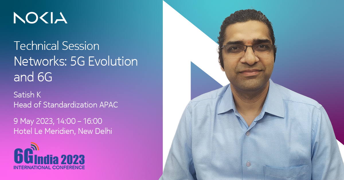 NokiaIndia's tweet photo. Join us at #6GIndia2023 on May 9, to hear our Satish K share insights on AI-powered network automation for 5G evolution and beyond for driving efficiency and operational performance.
#NokiaIndia #Digitalisation https://t.co/mjMnunfV4u