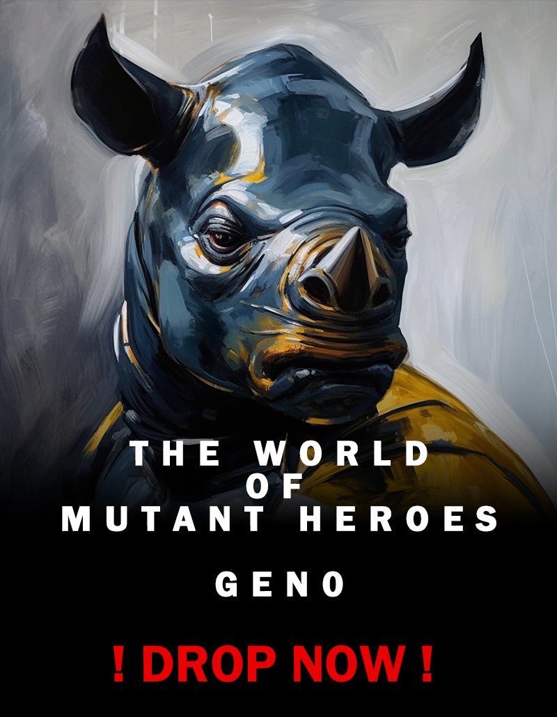 cslim_aiart's tweet photo. Join us as new heroes and villains are born!

⚡️ DROP NOW! ⚡️
<The World of Mutant Heroes - Gen 0>

🔗https://t.co/4JwAozbnHs

#cro #crofam #mintheads #cronos #cronosNFT https://t.co/PCGJfiQYuV