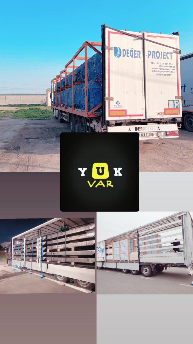 ✉️ cemildagli@yukvar.net
📞 +90552 599 88 71
📞+998 90 821 88 71

Her hafta düzenli olarak Türkiye’nin her yerinden Orta Asya Ülkelerine Komple ve Parsiyel çıkışlarımız bulunmaktadır.

#Export #İmport #İhracat #İthalat #Lojistik #uluslararası #Balkanlar  #Europa #ortaasya #yukvar