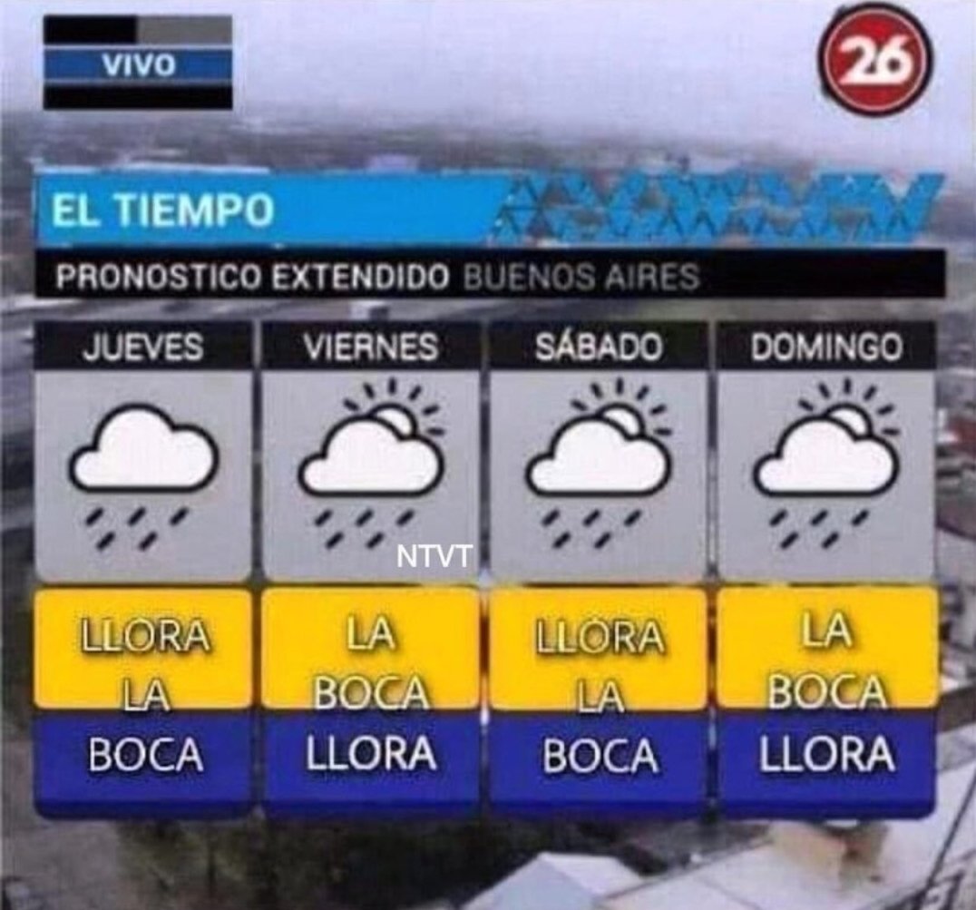 pmonumental's tweet photo. 🚨¡¡Atención: así estará el clima hoy!!🚨

Saquen sus paraguas que va a haber varios llorando 🤣🤣 https://t.co/p18R8JTsHJ