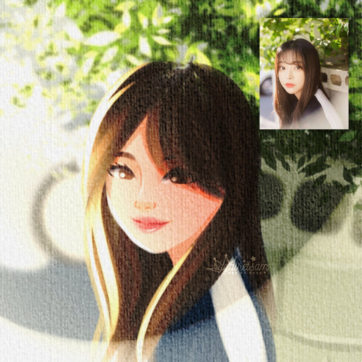 trying out a new style 🖌️🌿 #artph #artbyroyalretsam