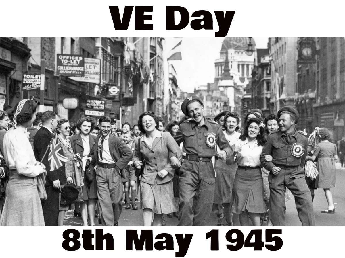 Today we commemorate the 78th anniversary of Victory in Europe Day, marking the end of six years of the bloodiest conflict in human history on May 8th, 1945.

Let us honour the countless sacrifices made by our brave soldiers. 

#VEday