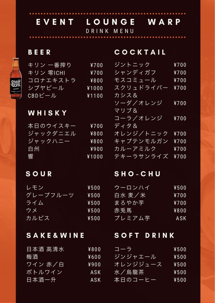 kokorozashi_17's tweet photo. 【告知！！！！！】
🎉5月未接種カフェ＆バー営業決定🎉

日程:5/27(土)

時間:19:30~23:00

場所:東京都渋谷区宇田川町17-1渋谷ブラザービル７階(ロフトのすぐ近く)

料金:¥3000＋ワンドリンクオーダー制

予約や連��はいらないので気軽に気楽に立ち寄ってくださいね🍍

そして今回は同世代の@USO_no_Sekai__ さんが一緒に働いてくれます！！

みなさんに楽しんでもらえるよう
おもてなし致します🐠🐠

MAXで立ち飲みを含めて70名様が入れるので、たくさんの方に来て頂きたいでーす！！
楽しく飲みましょー！🍻