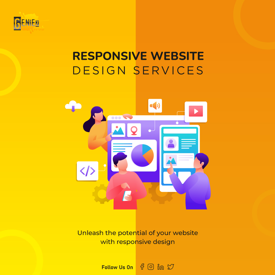 Geniezweb's tweet photo. First impressions matter, Make sure your website is stunning on any screen size with our responsive design services. 💻👌
#ResponsiveDesign #WebDesign #WebsiteDevelopment #UserExperience #onlinesuccess
#MobileFriendly #ScreenSizeMatters #StunningDesign #ResponsiveLayout https://t.co/uFzYqM6voE