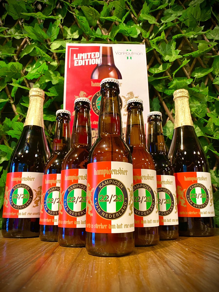 De allerlaatste kans om deze mooie Kampioensbieren te bestellen, op te halen in de winkel van mijn zoon!

Verkrijgbaar in:

Standaard 33cl €3,79
Collectorsitem 75cl €11,99

Bestellen kan via info@vanhoutman.nl

Meer info via:

m.facebook.com/story.php?stor…