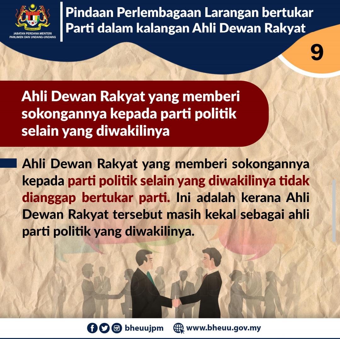 Solisidtor's tweet photo. Tiada larangan untuk MP mana-mana parti menyatakan sokongan terhadap calon PM. The only intention of Akta Larangan Bertukar Parti adalah mengelak MP keluar parti bukan mengundi untuk menyokong/membantah sesuatu usul. Kesimpulannya, MP BN boleh undi PM selain PMX. https://t.co/gv7DHOOTQq