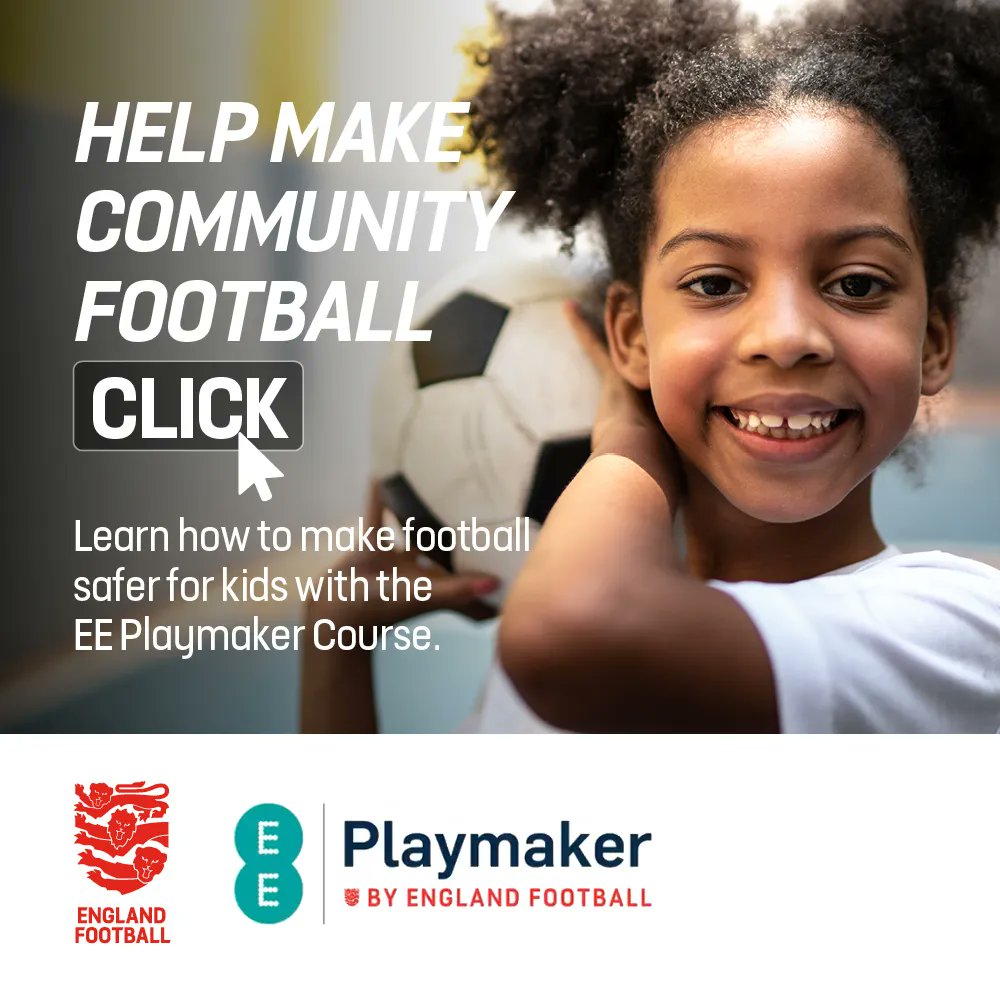 middxfa's tweet photo. You don't need to be an expert to help make #GrassrootsFootball click.
#EEPlaymaker is a free, online course that's perfect for anyone who wants to know more about how they can get involved in the game.
Get started π
https://t.co/vfMBW6XVam https://t.co/J1kZL1LYRG