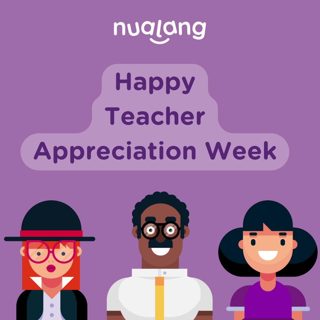 Happy Teacher Appreciation Week✨

We want to take a moment to show our gratitude for all the incredible teachers out there💗

To thank you for everything you do, use MAY20 at checkout for 20% off your purchase 🤩

#teacherappreciationweek #edtech #langchat #edutwitter #languages