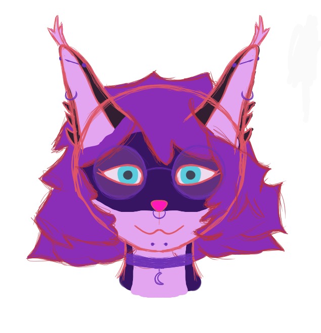 KatLunaris's tweet photo. @snow_amami Don't have my ref sheet on my phone rn, but here's a sketch of my redesign https://t.co/EMM7WH77Xm