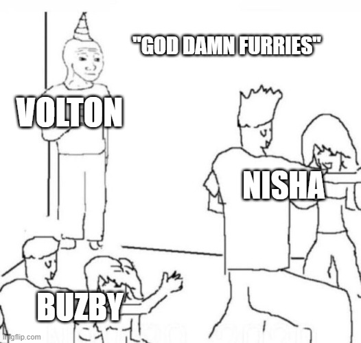 FrozenSinVT's tweet photo. From our first session. For context Nisha is a Tabaxi and Buzby is an Aarakocra #dnd5e #1stsession https://t.co/kqpxPqgL32