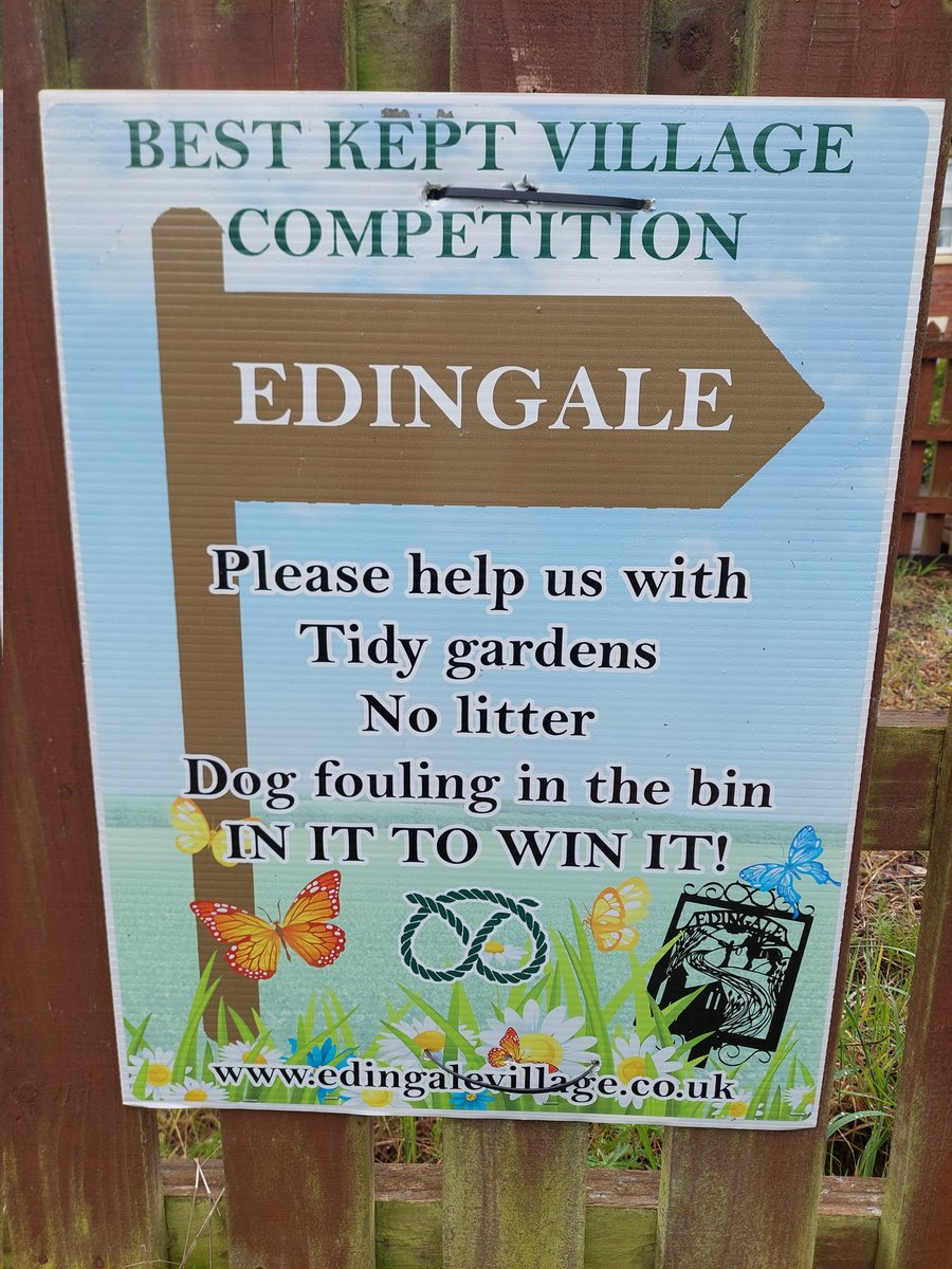 Litterxchange's tweet image. Good luck #Edingale, to this visitor looking very well kept indeed.