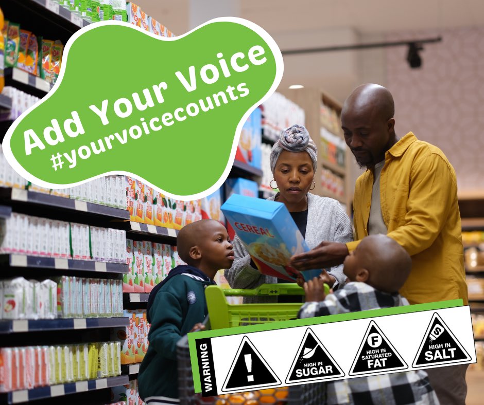 The time is now! Add your voice.

#whatsinourfood #betterlabelsbetterchoices #yourvoicecounts