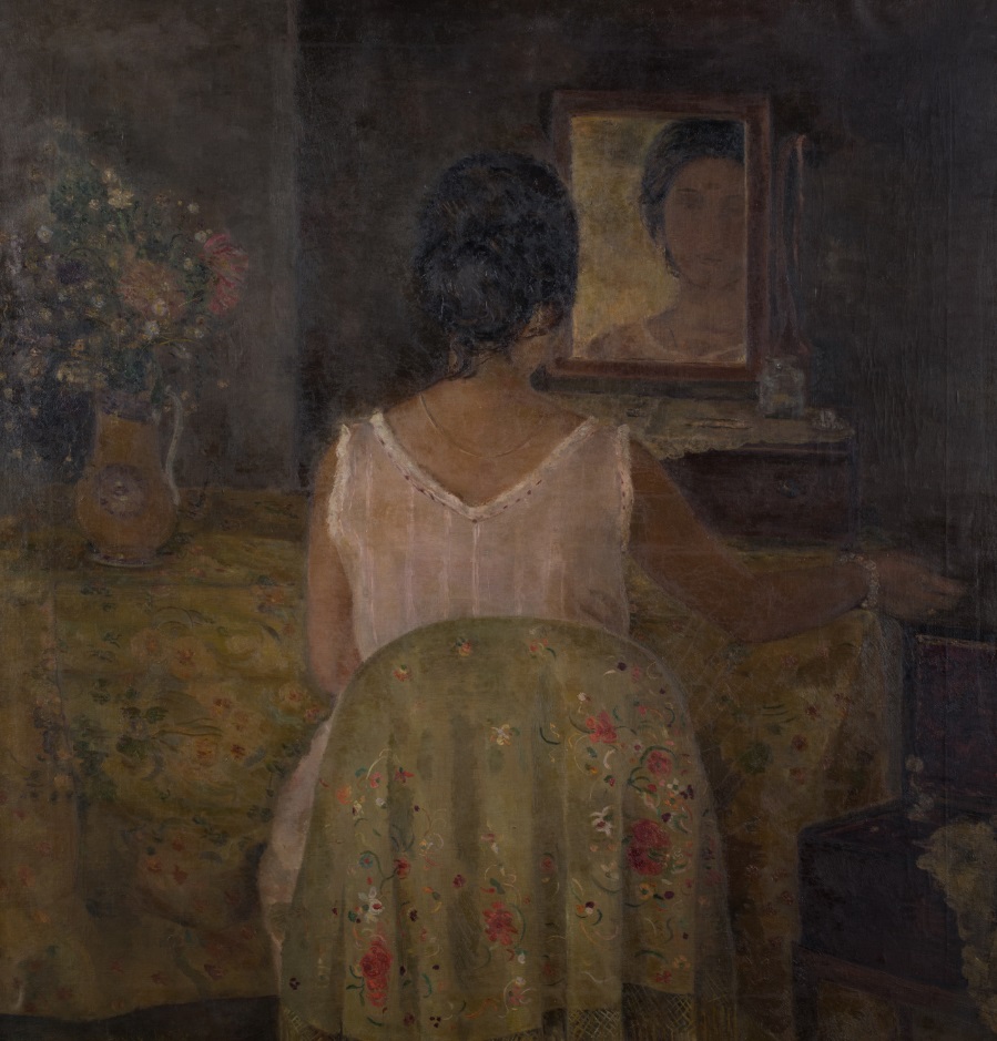 Invertirenarte's tweet photo. De Carmen Laffón, @AnsorenaArte ofrece mañana dos importantes lienzos pintados con apenas 25 o 26 años, cuando aún no había definido su estilo.

Figura con mantón verde, c. 1961 (120 x 115 cm), con etiqueta de Juana Mordó de Madrid, por 22.000€  

1/2
https://t.co/DCDVYrFui7 https://t.co/jzpxWbtOWY