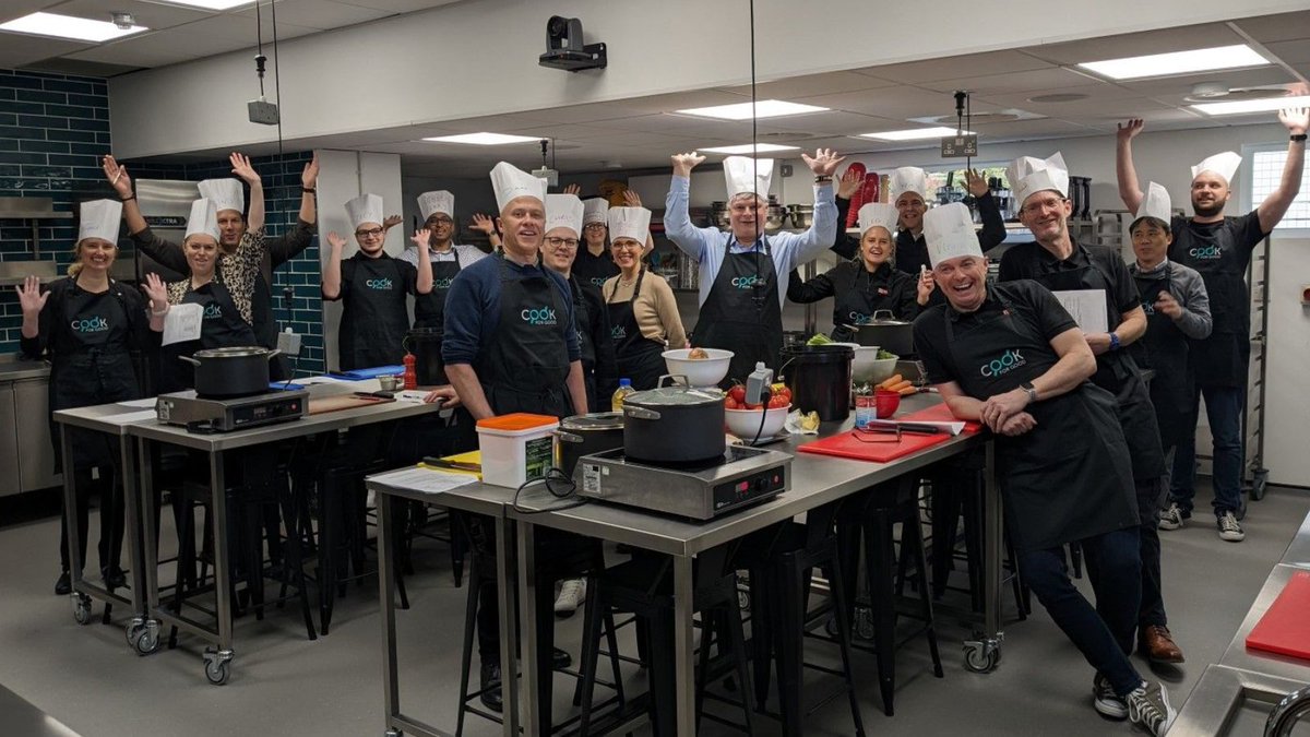 WeAreRSGroup's tweet photo. RS Pro & RS Industria team members recently joined forces with @cookforgood_uk.
Cook for Good is a not-for-profit organization that tackles food poverty and social isolation, connecting businesses with local people, for the benefit of both.
#WeAreRS #CookForGood https://t.co/Z6nidM6Jxa