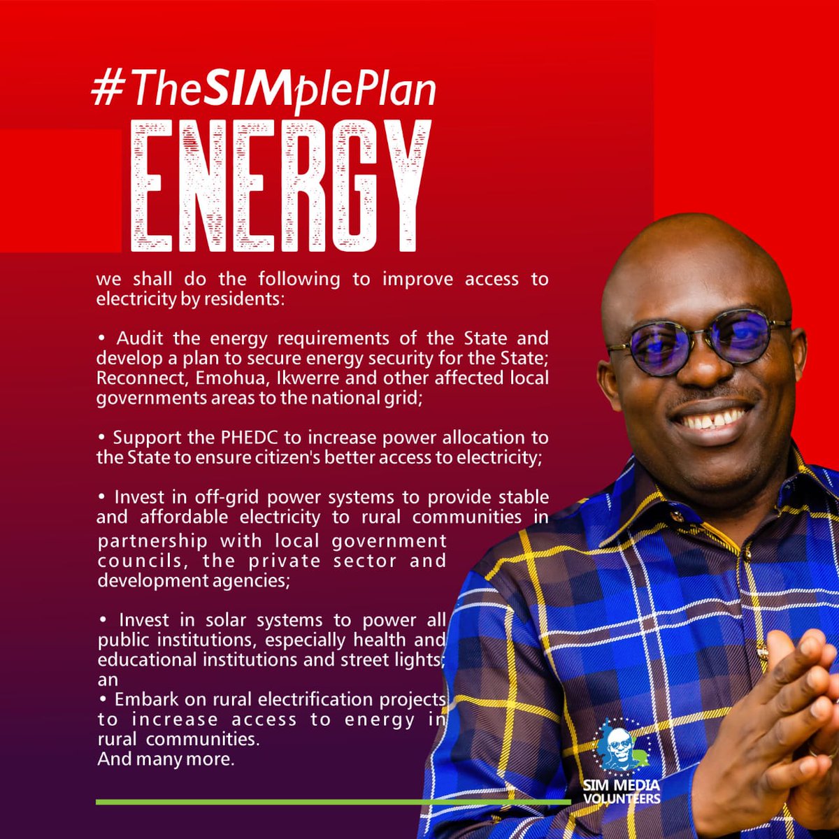 bobbyemmanuel2's tweet image. Energy is the bedrock of any growing economy. With @SimFubaraKSC power failure will become a thing of the past. @SimVolunteers @sotonyetoby @OfficialPDPNig 
#SMV 
#SimMediaVolunteers