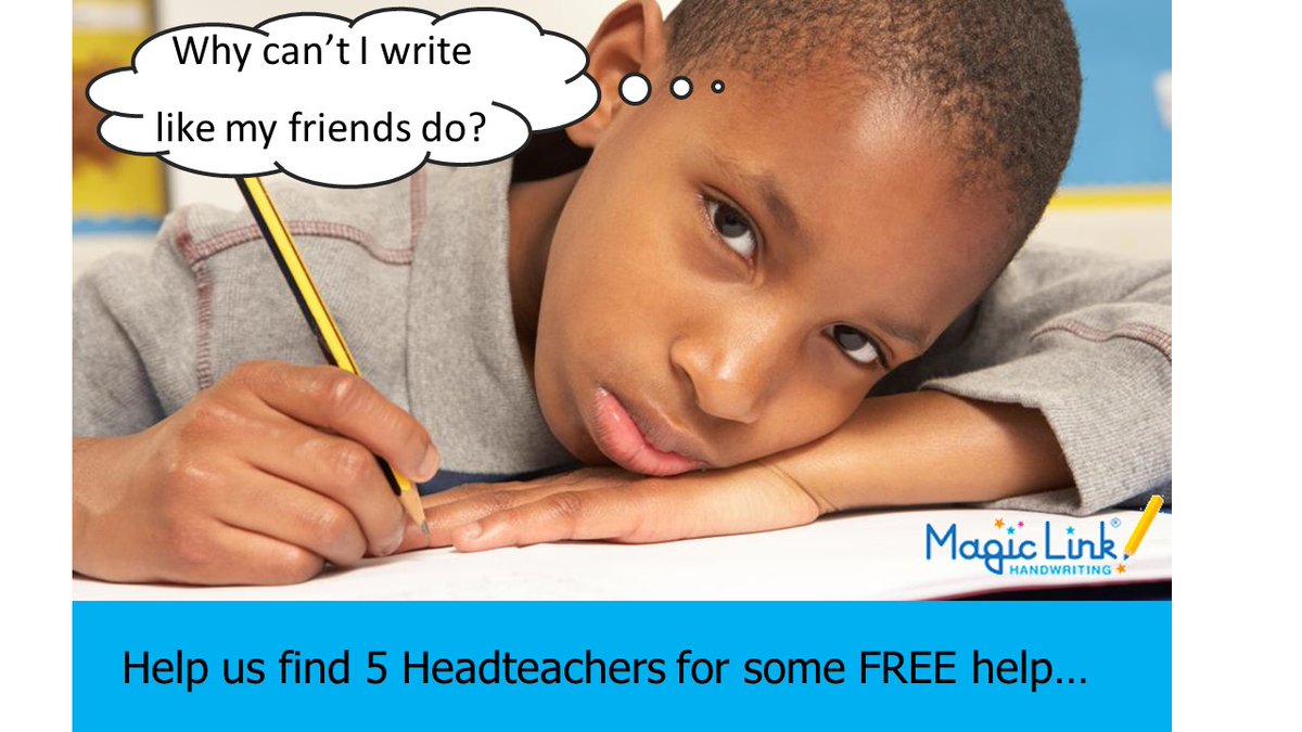 Calling Headteachers - Improve students' handwriting &amp; academic performance with our free Magic Link Handwriting course! Available to 5 struggling schools for 1 academic year. Contact us now! Please share or retweet #BetterHandwritingBetterAcademics #FreeCourse