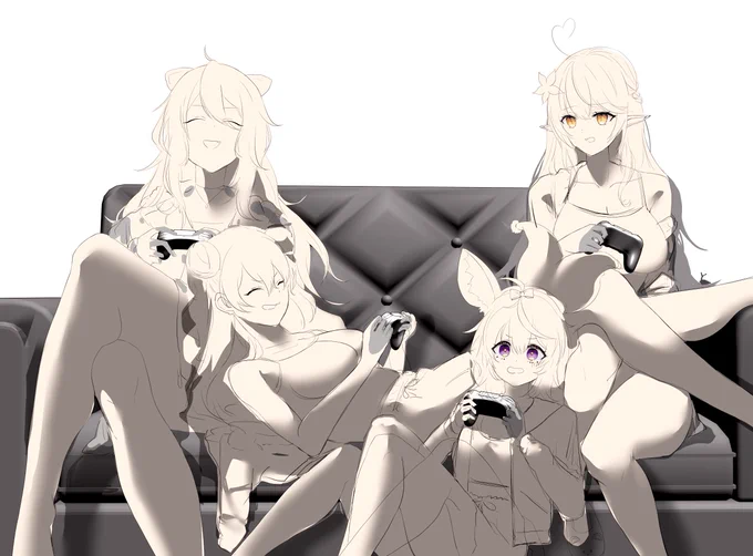 半年前くらいのラフ絵がでてきた。 今みると色々おかしいからこれはボツだけど、ねぽらぼ絵はまたリベンジしたい