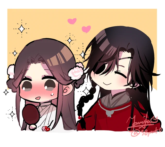 三つ編み花怜 #天官赐福 #TGCF