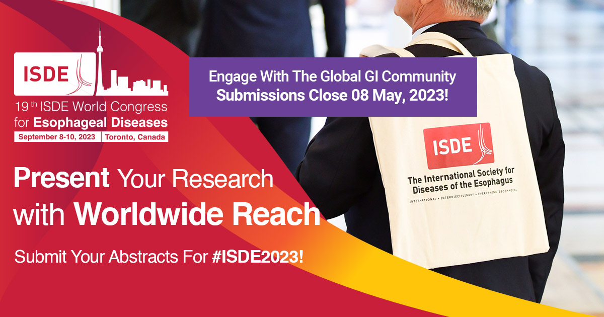 We want YOUR Scientific Research! 📢📢Step onto the world stage and make your research heard worldwide at the 19th ISDE World Congress!

#ISDE2023 provides invaluable networking opportunities and scientific exchange with the most prominent minds in the global #GICommunity! Our…