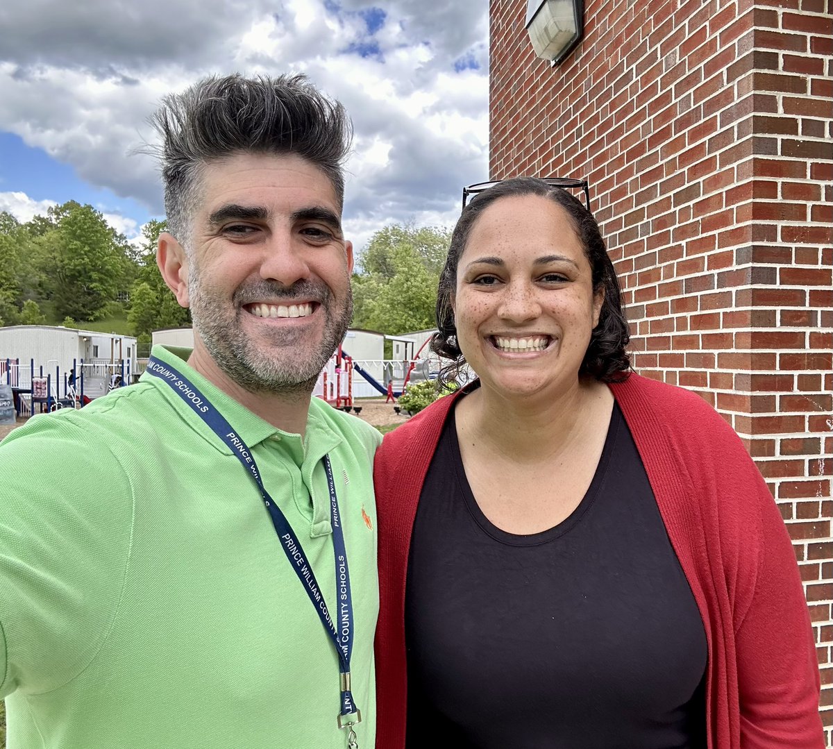 Nice seeing the American Legion Riders visit this past Friday @DumfriesES <a href="/StarrGranby/">Starr Granby</a>