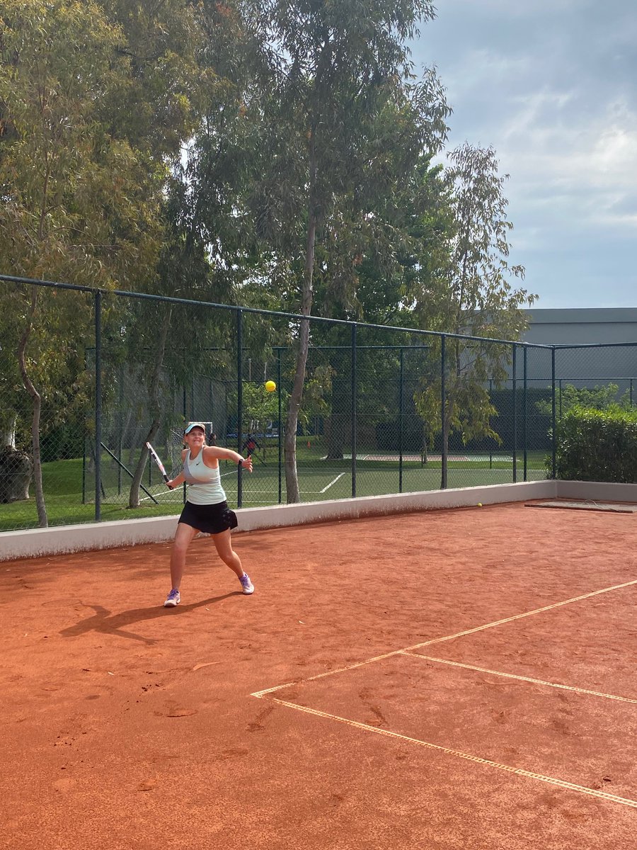 NatashaBDoc's tweet photo. Can I go back???  

Sad my week with @ActiveAway at Sani Beach is over. Great friends made , really high standard of tennis 🎾 and 30 hours (obviously I did more than I was meant to 😀) on court in the Greek ☀️ - heaven! 

Next stop dubai #dubaiWeek3 https://t.co/wpptnbNEsP